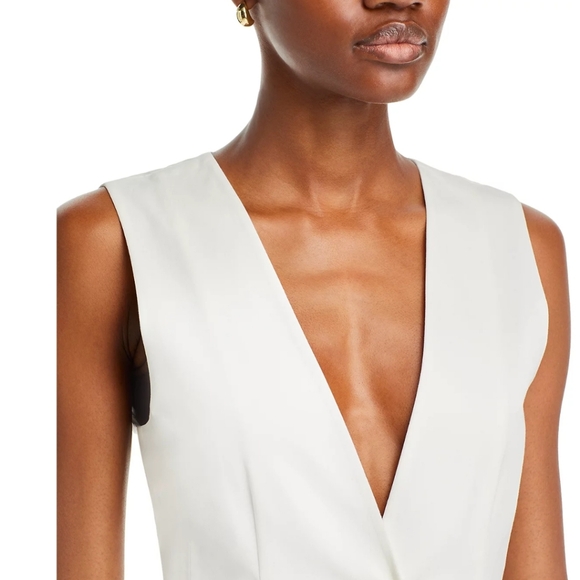 NEW White Derek Lam 10 Crosby Francesca Vest - Picture 3 of 4